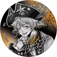 ラギー・ブッチ 「ディズニー ツイステッドワンダーランド スケアリー・ドレスver.-モノクローム- トレーディングメタリック缶バッジ VOL.1」
