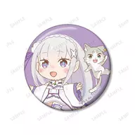 エミリア＆パック 「Re：ゼロから始める異世界生活 トレーディング ちびキャラ 缶バッジ」