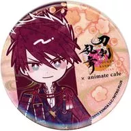 大包平 跪坐台紙付き缶バッジ 「刀剣乱舞-ONLINE- 十周年 第三弾×animatecafe」