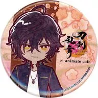 大倶利伽羅 跪坐台紙付き缶バッジ 「刀剣乱舞-ONLINE- 十周年 第三弾×animatecafe」