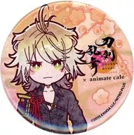 南泉一文字 跪坐台紙付き缶バッジ 「刀剣乱舞-ONLINE- 十周年 第三弾×animatecafe」