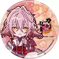 泛塵 跪坐台紙付き缶バッジ 「刀剣乱舞-ONLINE- 十周年 第三弾×animatecafe」
