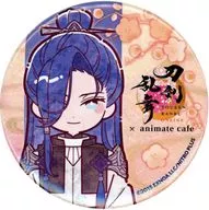 丙子椒林剣 跪坐台紙付き缶バッジ 「刀剣乱舞-ONLINE- 十周年 第三弾×animatecafe」
