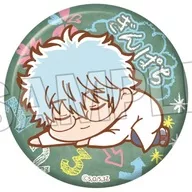 坂田銀八 ぐーたらギラギラ缶バッジ 「3年Z組銀八先生」