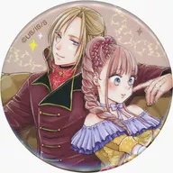 レティシア＆クラーク(ブラウン) 「妃教育から逃げたい私 缶バッジコレクション」