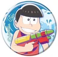 おそ松 「おそ松さん 缶バッジ 01.ウォーターフェスver. 描き下ろしイラスト」