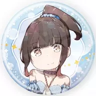 比嘉かなたB 「はるかなレシーブ ホログラム缶バッジ(57mm) 01.描き下ろしイラスト」