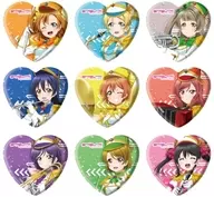 全9種セット 「ラブライブ! ハート型缶バッジ 01.パレードver.(描き下ろしイラスト)」