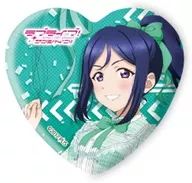 松浦果南 「ラブライブ!サンシャイン!! ハート型缶バッジ 02.パレードver.(描き下ろしイラスト)」