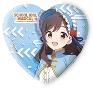 椿ルリカ 「スクールアイドルミュージカル ハート型缶バッジ 06.パレードver.(描き下ろしイラスト)」