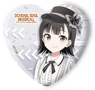 皇ユズハ 「スクールアイドルミュージカル ハート型缶バッジ 06.パレードver.(描き下ろしイラスト)」