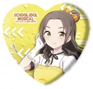 晴風サヤカ 「スクールアイドルミュージカル ハート型缶バッジ 06.パレードver.(描き下ろしイラスト)」