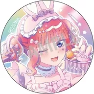 中野二乃(顔アップ) 「五等分の花嫁* トレーディングメタリック缶バッジ アイス屋さん/カミアニTOUCH」