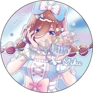 中野三玖(半身) 「五等分の花嫁* トレーディングメタリック缶バッジ アイス屋さん/カミアニTOUCH」