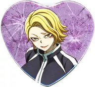 漣水鶏 「桃源暗鬼 トレーディングハート型缶バッジ」