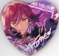 逆先夏目(ジュエルキャンディ) 「あんさんぶるスターズ! 願望ホログラムハート缶バッジ Switch」 中国限定