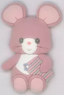 6.Qピッピ 「レトロぬいぐるみこれくしょん フロッキーピンバッジ」