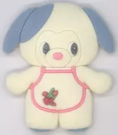 7.ノライヌ 「レトロぬいぐるみこれくしょん フロッキーピンバッジ」