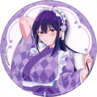 鷹峰高嶺(パープル/半身) 「缶バッジ TVアニメ 履いてください、鷹峰さん 01.描き下ろしイラスト」