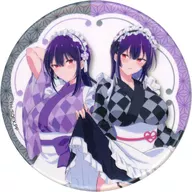 鷹峰高嶺(パープル＆ブラック) 「缶バッジ TVアニメ 履いてください、鷹峰さん 01.描き下ろしイラスト」