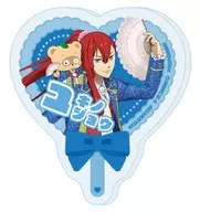 太刀花ユキノジョウ×ぽこぽん日記 「おなまえプレートバッジ KING OF PRISM-Your Endless Call-×サンリオキャラクターズ 01.コラボイラスト」