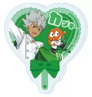 仁科カヅキ×ウィアーダイナソアーズ! 「おなまえプレートバッジ KING OF PRISM-Your Endless Call-×サンリオキャラクターズ 01.コラボイラスト」