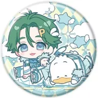鷹梁ミナト×あひるのペックル 「缶バッジ KING OF PRISM-Your Endless Call-×サンリオキャラクターズ 01.コラボイラスト」