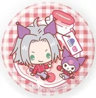 獄寺隼人×クロミ 「缶バッジ 家庭教師ヒットマンREBORN!×SANRIO CHARACTERS 06.コラボイラスト」