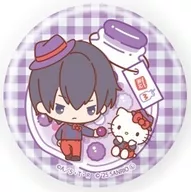 雲雀恭弥×ハローキティ 「缶バッジ 家庭教師ヒットマンREBORN!×SANRIO CHARACTERS 06.コラボイラスト」