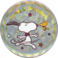 スヌーピー＆ウッドストック 「PEANUTS(SNOOPY) 75years シークレットホログラム缶バッジ」
