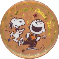 スヌーピー＆チャーリー・ブラウン 「PEANUTS(SNOOPY) 75years シークレットホログラム缶バッジ」