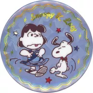 スヌーピー＆ルーシー 「PEANUTS(SNOOPY) 75years シークレットホログラム缶バッジ」
