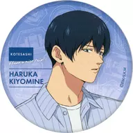 清峰葉流火 「忘却バッテリー トレーディングマット缶バッジ TRAVEL ver.」