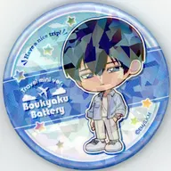 清峰葉流火 「忘却バッテリー トレーディングホログラム缶バッジ Travel mini ver.」