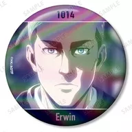 エルヴィン・スミス 75mm場面写オーロラ缶バッジ 「進撃の巨人」