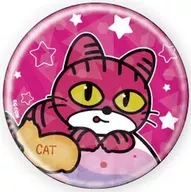 ねこちゃん 「たべっ子どうぶつ THE MOVIE ホログラム缶バッジ(57mm) 03.描き起こしイラスト」