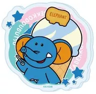 ぞうくん 「たべっ子どうぶつ THE MOVIE アクリルプレートバッジ 01.描き起こしイラスト」