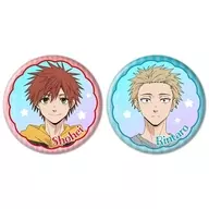 宇佐美翔平＆紬凛太郎 オーロラ缶バッジ2個セット 「TVアニメ 薫る花は凛と咲く」