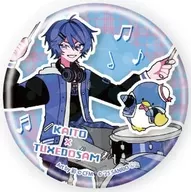 KAITO×タキシードサム 「ホログラム缶バッジ(57mm) ピアプロキャラクターズ×サンリオキャラクターズ 01.コラボイラスト」
