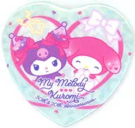 クロミ＆マイメロディ(D) 「サンリオキャラクターズ MY MERODY KUROMI シークレットハートホログラム缶バッジ」