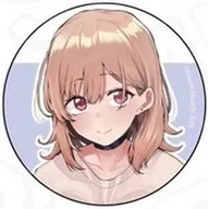 枦保さん(パープル/上目遣い) 「アイドル辞めるけど結婚してくれますか!? カンバッジ」