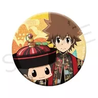 リボーン＆沢田綱吉 BIGホログラム缶バッジ 「家庭教師ヒットマンREBORN!」