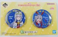 オグリキャップ＆タマモクロス 缶バッジセット 「一番くじ ウマ娘 プリティーダービー 12弾」 E賞