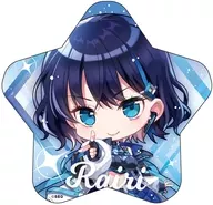 小滝らいり(公式SDイラスト Ver.) 星型オーロラ缶バッジ 「バーチャルYouTuber 深淵組」