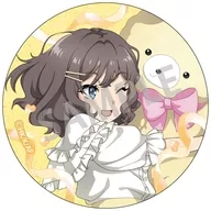 姫路紗良 「青春ブタ野郎はサンタクロースの夢を見ない トレーディンググリッター缶バッジ/うさぬいだっこ」