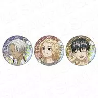 [新品] 黒川イザナ＆佐野万次郎＆佐野真一郎 ホロカンバッジセット バースデーパーティー ver. 「東京リベンジャーズ」