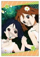 平沢唯＆中野梓 アート缶バッジ 「けいおん!」