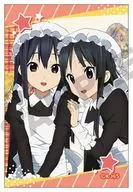 秋山澪＆中野梓 アート缶バッジ 「けいおん!」