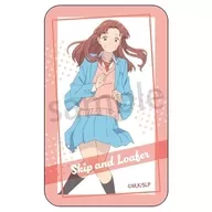 江頭ミカ 「スキップとローファー スクエア缶バッジ」