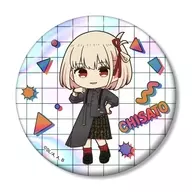 錦木千束 meagratiaコラボ ちびキャラ 75mmオーロラ缶バッジ ver.A 「TVアニメ リコリス・リコイル」